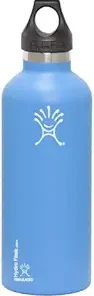 Hydro Flask Stainless Steel Drinking Bottle, Tahoe Blue, 18-Ounce