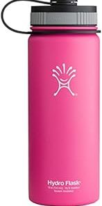 Hydro Flask 18 oz. Wide Mouth Insulated Water Bottle, Pinkadelic Pink, 18 OZ.