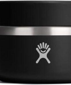 Hydro Flask Food Jar ?C Insulated Stainless Steel, Snack Travel Container for Hot Food, Lunch, & Soup 12 Oz Black