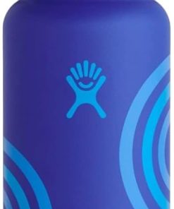 Hydro Flask Flex Cap Bottle with Boot - Stainless Steel Reusable Water Bottle - Vacuum Insulated - 32 oz (Dark Blue)