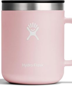 Hydro Flask Coffee Mug ?C Insulated Stainless Steel, Non Spill, Leak Proof Travel Mug 12 Oz Trillium Pink