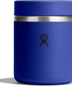 Hydro Flask Food Jar ?C Insulated Stainless Steel, Snack Travel Container for Hot Food & Soup 28 Oz Capri Blue