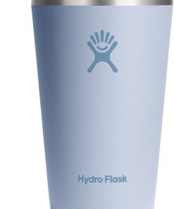Hydro Flask All Around Tumbler Press-In Lid, Insulated Travel Mug, Stainless Steel Coffee Cup 16 Oz Surf Blue