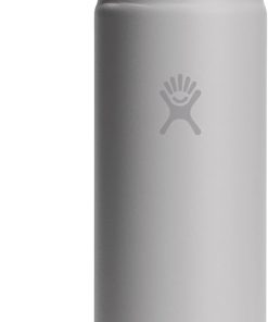 Hydro Flask Water Bottle - Insulated Stainless Steel - Wide Mouth Chug Lid, Non Spill, Leakproof in 24 Oz Birch Gray