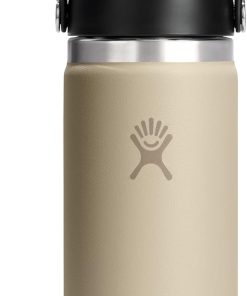 Hydro Flask Flex Sip Coffee Tumbler ?C Insulated Stainless Steel, Non Spill, Leak Proof Travel Coffee Cup 16 Oz Oat Tan