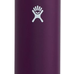 Hydro Flask 24 oz Wide Mouth with Straw Lid Stainless Steel Reusable Water Bottle - Vacuum Insulated, Dishwasher Safe, BPA-Free, Non-Toxic
