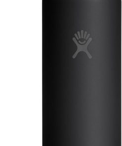 Hydro Flask Water Bottle - Insulated Stainless Steel - Straw Lid, Non Spill, Leakproof in 24 Oz Tonal Black