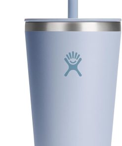 Hydro Flask All Around Tumbler Straw Lid, Insulated Travel Mug, Stainless Steel Coffee Cup 28 Oz Surf