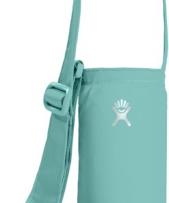 Hydro Flask Accessory Reusable Water Bottle Carrier Holder Small Packable Bottle Sling Dew - for 12 oz, 16 oz, 18 oz, 20 oz, 21 oz, and 24 oz Bottles - Adjustable, Collapsable, BPA-Free, Non-Toxic
