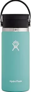 Hydro Flask 16 oz Wide Mouth Bottle with Flex Sip Lid Alpine