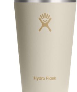 Hydro Flask All Around Tumbler Press-in Lid, Insulated Travel Mug, Stainless Steel Coffee Cup 16 Oz Coconut Cream