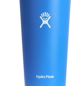 Hydro Flask All Around Tumbler Press-in Lid, Insulated Travel Mug, Stainless Steel Coffee Cup 20 Oz Cascade Blue