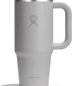 Hydro Flask Coffee Travel Tumbler Mug ?C Insulated Stainless Steel, Leak Resistant Hot & Iced Coffee Cup 24 Oz Birch Gray