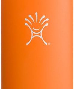 Hydro Flask 24 oz Standard Mouth Vacuum Insulated, Stainless Steel Water Bottle - Orange Zest