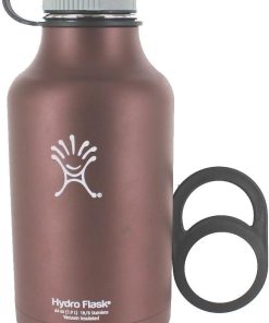Hydro Flask Insulated Stainless Steel Wide Mouth Water Bottle and Beer Growler, 64-Ounce Bundle with Juglug (Copper Brown)
