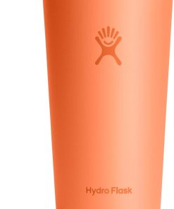Hydro Flask All Around Tumbler Press-in Lid, Insulated Travel Mug, Stainless Steel Coffee Cup 20 Oz Nectar Orange