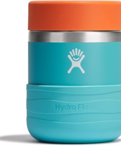 Hydro Flask Insulated Food Container - Snack Container for Kids and Lunch Box - 12 Oz Food Jar in Seaspray Blue