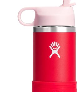 Hydro Flask 12 Oz Kids Wide Mouth Straw Cap and Boot Goji
