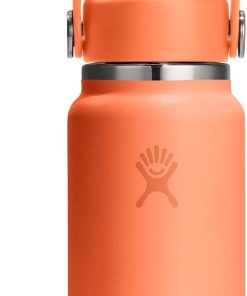 Hydro Flask Micro Bottle - Leak Proof Purse or Pocket Flask - Insulated Mini Water Bottle 6.7 Oz Nectar Orange