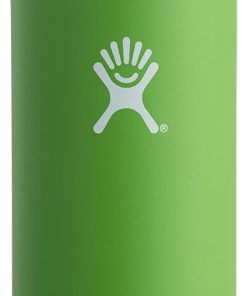Hydro Flask 18 oz Vacuum Insulated Stainless Steel Water Bottle, Standard Mouth with Loop Cap, Kiwi
