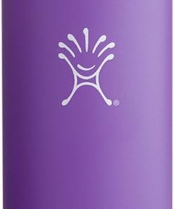 Hydro Flask 24 oz Standard Mouth Vacuum Insulated, Stainless Steel Water Bottle Acai Purple