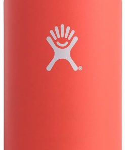Hydro Flask 32 oz Vacuum Insulated Stainless Steel Water Bottle, Wide Mouth w/Flex Cap, Tangelo