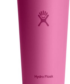 Hydro Flask All Around Tumbler Press-in Lid, Insulated Travel Mug, Stainless Steel Coffee Cup 20 Oz Reef Pink