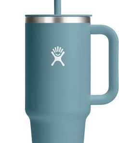 Hydro Flask 40 Oz Travel Tumbler with Handle, Lid and Straw - Insulated Stainless Steel in 40 Oz Baltic