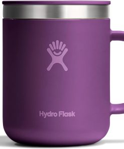 Hydro Flask Coffee Mug ?C Insulated Stainless Steel, Non Spill, Leak Resistant Travel Mug 12 Oz Beachplum Purple
