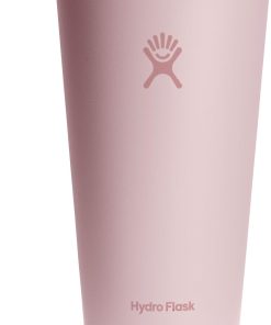 Hydro Flask All Around Tumbler Press-in Lid, Insulated Travel Mug, Stainless Steel Coffee Cup 28 Oz Tonal Trillium Pink