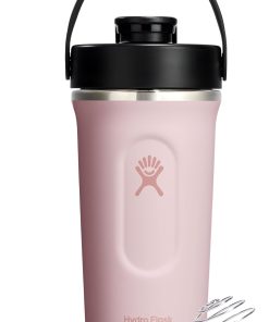 Hydro Flask Shaker Bottle ?C Insulated Stainless Steel Gym Bottle for Pre Workout & Protein 24 Oz Trillium Pink