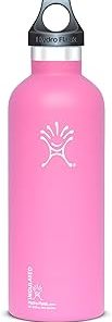 Hydro Flask Insulated Stainless Steel Water Bottle, Narrow Mouth, 18-Ounce, Pinkadelic