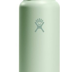 Hydro Flask Water Bottle - Insulated Stainless Steel - Wide Mouth Flex Lid, Non Spill, Leakproof and Refillable in 40 Oz