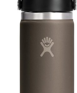 Hydro Flask Flex Sip Coffee Tumbler ?C Insulated Stainless Steel, Non Spill, Leak Proof Travel Coffee Cup 16 Oz Sandpiper