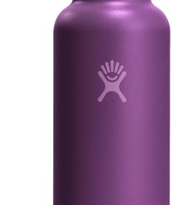 Hydro Flask Water Bottle - Insulated Stainless Steel - Non Spill, Leakproof in 21 Oz Beachplum Purple