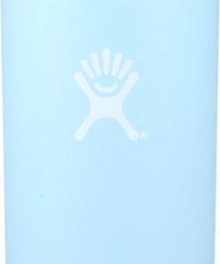 Hydro Flask Water Bottle - Stainless Steel & Vacuum Insulated - Wide Mouth with Leak Proof Flex Cap - 40 oz, Frost