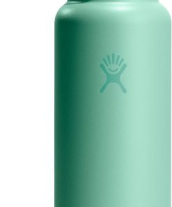 Hydro Flask Water Bottle - Insulated Stainless Steel - Wide Mouth Flex Lid, Non Spill, Leakproof and Refillable in 40 Oz Mermaid Green