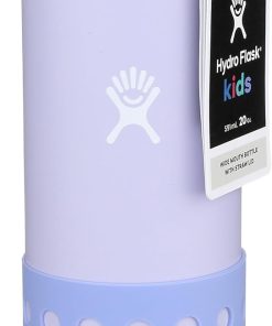 Hydro Flask 20 Oz Kids Wide Mouth Straw Cap And Boot Wisteria