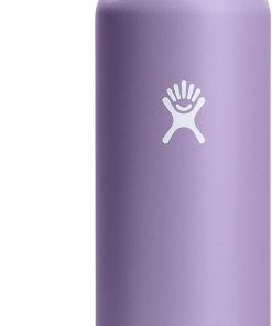 Hydro Flask Water Bottle - Insulated Stainless Steel - Non Spill, Leakproof in 24 Oz Moonshadow Purple