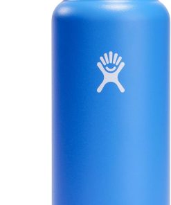 Hydro Flask Water Bottle - Insulated Stainless Steel - Wide Mouth Flex Lid, Non Spill, Leakproof and Refillable in 40 Oz