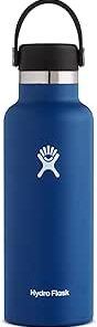 Hydro Flask Standard Mouth Flex Cap Bottle - Stainless Steel Reusable Water Bottle - Vacuum Insulated, Dishwasher Safe, BPA-Free, Non-Toxic