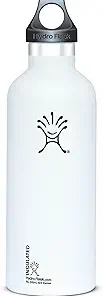 Hydro Flask Insulated Stainless Steel Water Bottle, Narrow Mouth, 18-Ounce, Arctic White