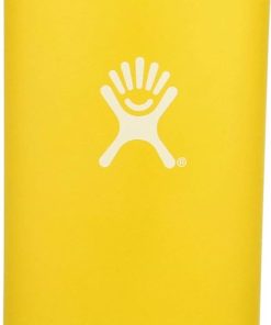 Hydro Flask 40 oz Double Wall Vacuum Insulated Stainless Steel Leak Proof Sports Water Bottle, Wide Mouth with BPA Free Flex Cap, Lemon