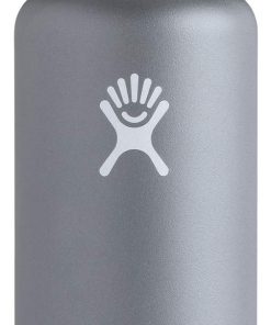 Hydro Flask 32 oz Double Wall Vacuum Insulated Stainless Steel Leak Proof Sports Water Bottle, Wide Mouth with BPA Free Flex Cap, Graphite
