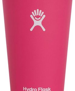 Hydro Flask Tumbler Cup - Stainless Steel & Vacuum Insulated - Press-In Lid - 16 oz, Watermelon
