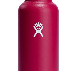 HYDRO FLASK - Water Bottle 621 ml (21 oz) with Flex Straw Cap - Vacuum Insulated Stainless Steel Reusable Water Bottle - Leakproof Lid - Hot and Cold Drinks - Standard Mouth - BPA-Free - Snapper