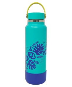 HYDRO FLASK Mint Wide Mouth Flex Cap Bottle, 1 EA