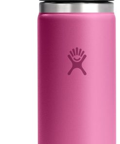 Hydro Flask Flex Sip Coffee Tumbler ?C Insulated Stainless Steel, Non Spill, Leak Proof Travel Coffee Cup 20 Oz Reef Pink
