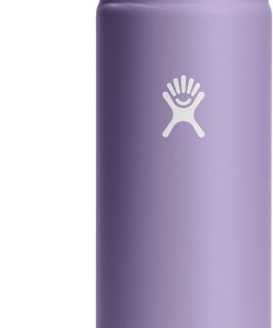 Hydro Flask Water Bottle - Insulated Stainless Steel - Wide Mouth Chug Lid, Non Spill, Leakproof in 24 Oz Moonshadow