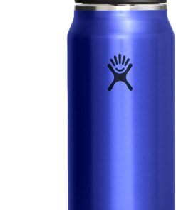 Hydro Flask Lightweight Wide Flex Chug Cap - Insulated Stainless Steel Water Bottle 32 Oz Sapphire Blue